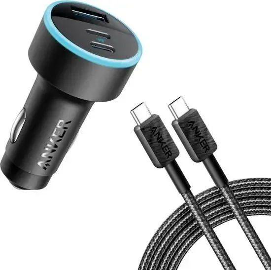 Anker 335 car charger 67 W with USB-C cable
