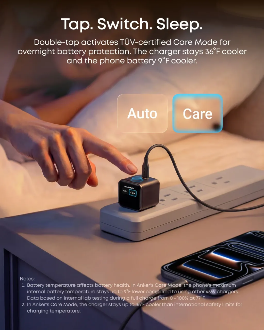 Anker Nano 45 W USB-C charger, foldable plug