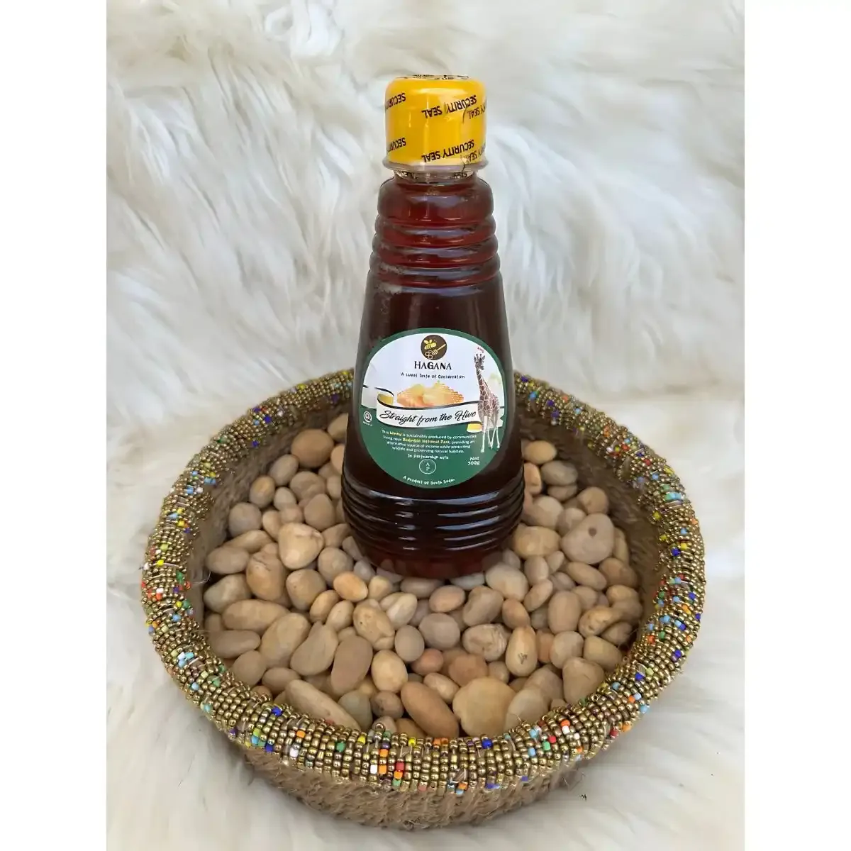 Hagana Badingolo organic honey 500 g, carton of 12 jars