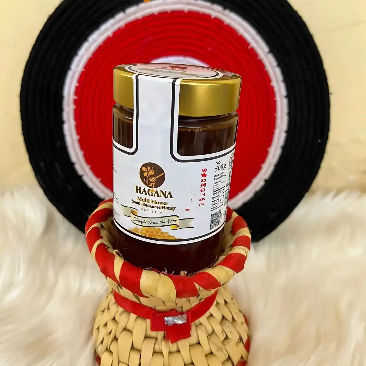 Hagana Maridi multi-flower honey 500 g glass jar, carton of 12