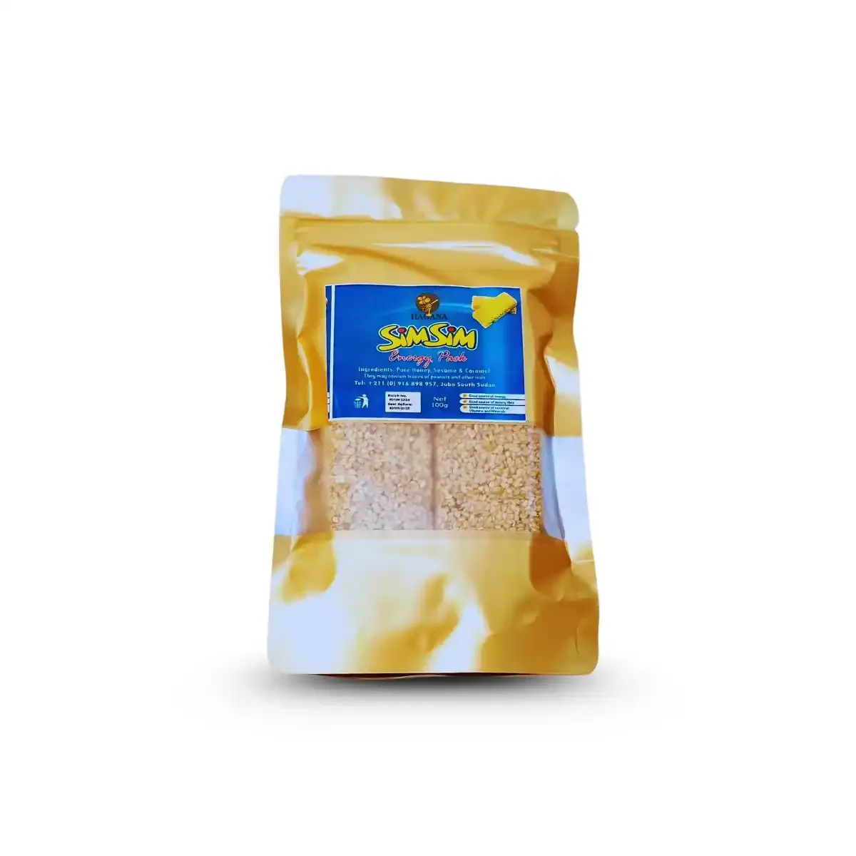 Hagana honey sesame energy packs, carton of 12