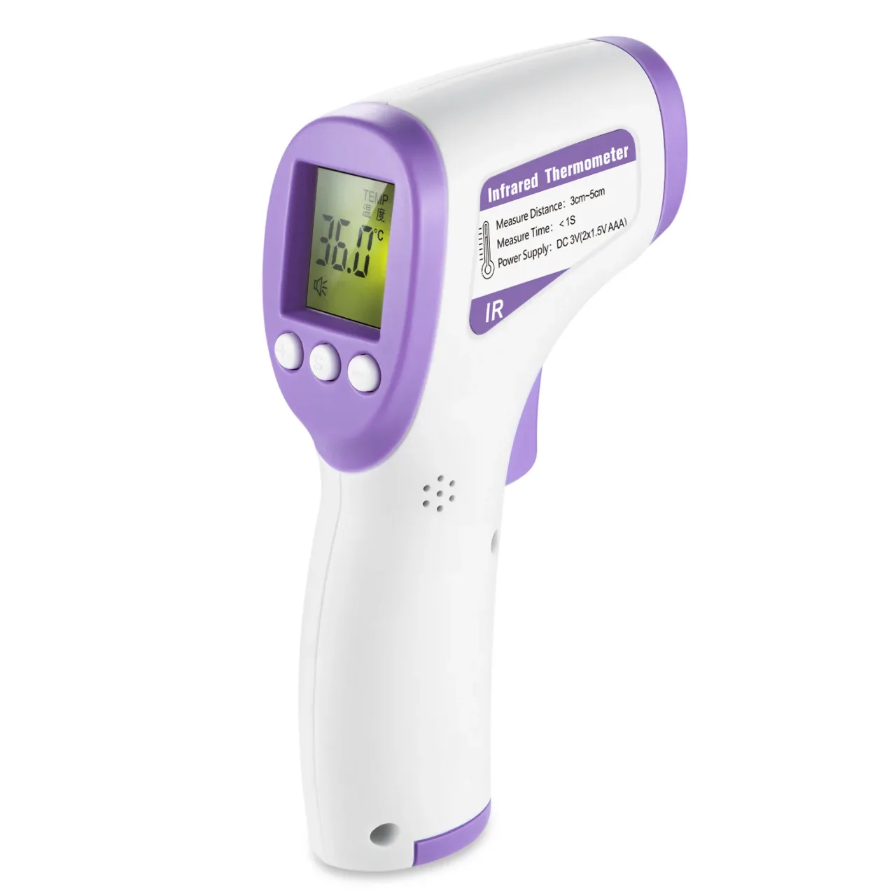 Infrared forehead thermometer