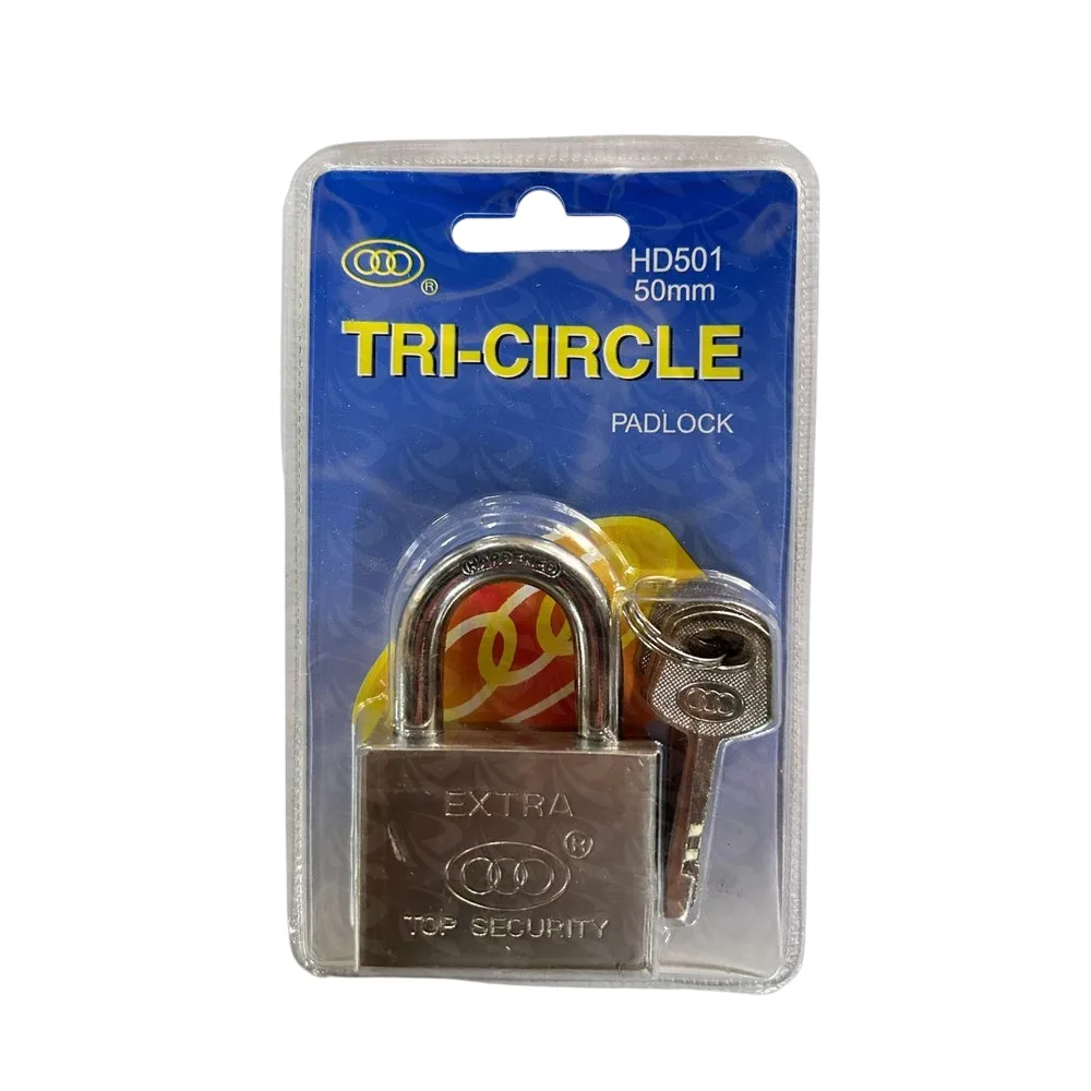 Tri Circle top security padlock 50 mm
