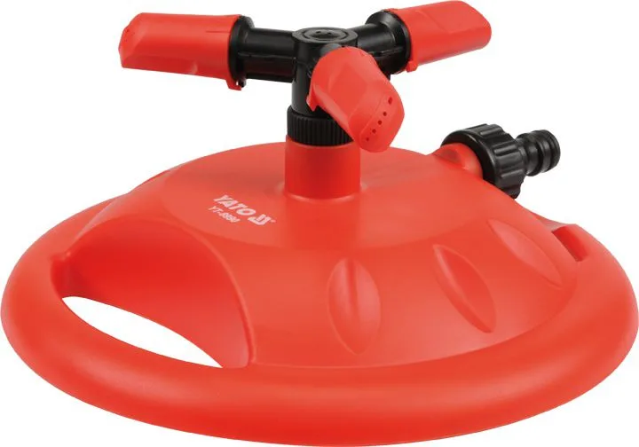 Yato YT-8990 three-arm revolving sprinkler on base