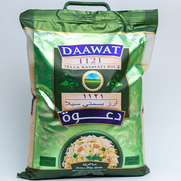 Mchele wa basmati wa Daawat 1121 sella kilo 5