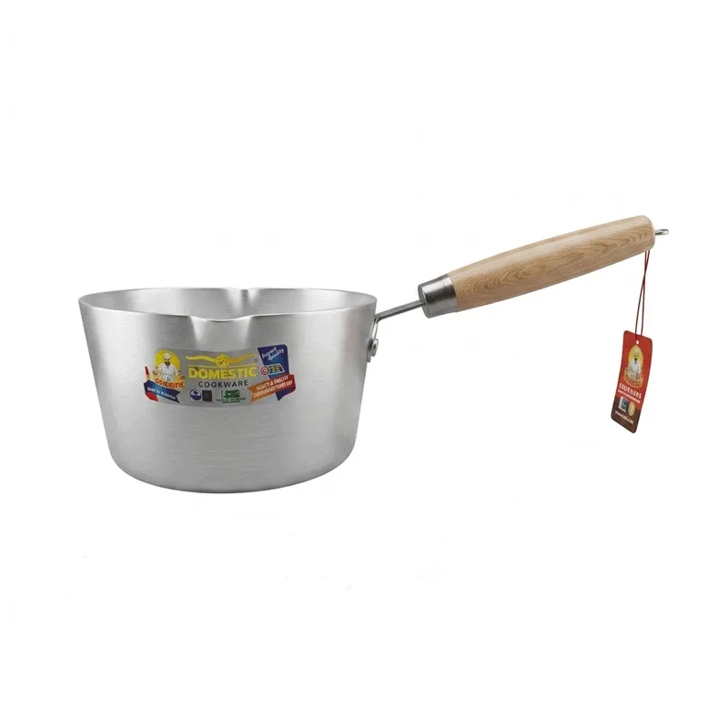 Sufuria ya maziwa ya aluminiamu lita 1.75