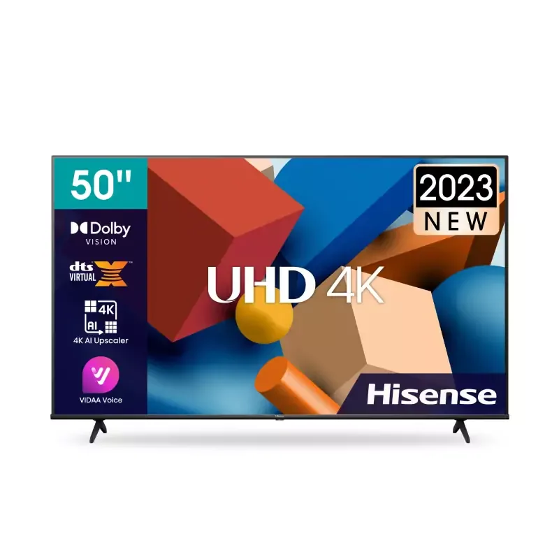 Smart TV ya Hisense inchi 50 4K UHD VIDAA (50A6)