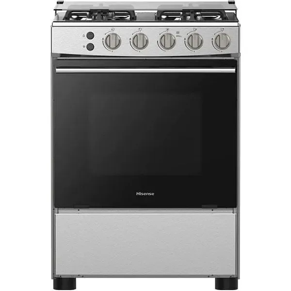 Jiko la gesi la Hisense majiko 4 lenye oveni ya gesi (HFG60121X)