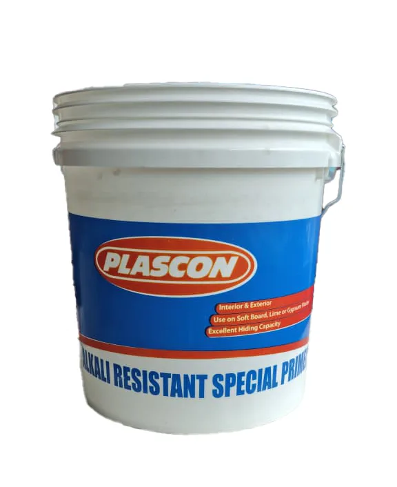 Rangi ya msingi Plascon Alkali Resistant lita 20, nyeupe