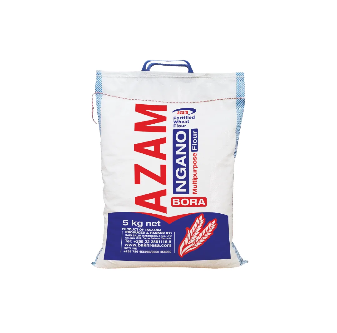 Azam Ngano Bora multipurpose wheat flour, 5 kg bags