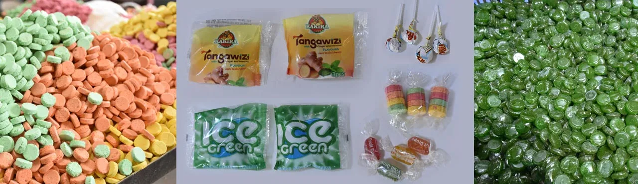 Kakira hard-boiled sweets and lollipops