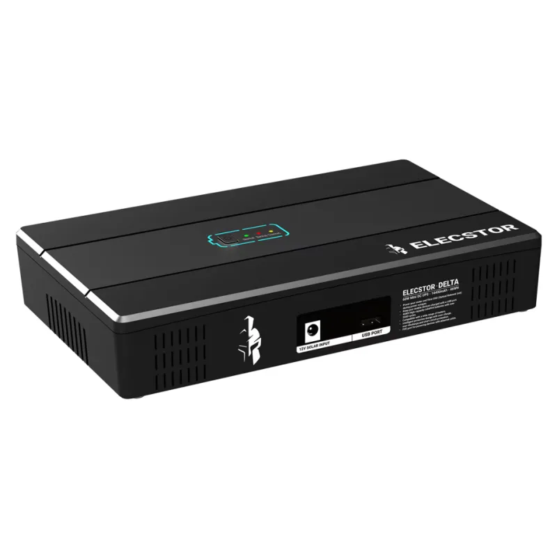 Elecstor 60 W mini UPS for routers, 46 Wh
