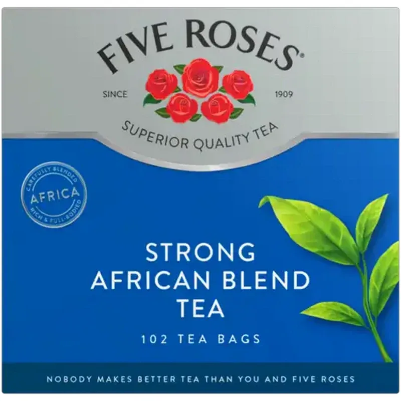 Five Roses Strong African Blend Teabags, pack of 102