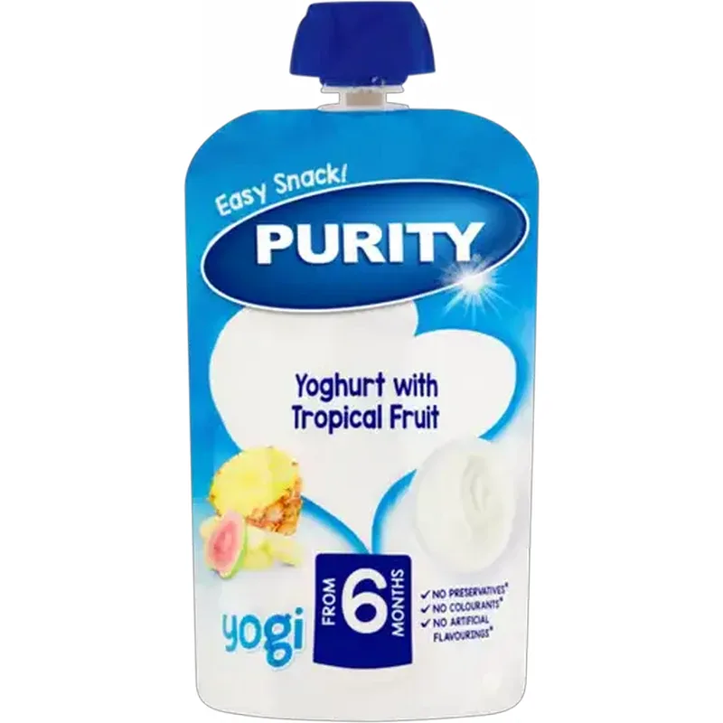 Purity Yogi Yoghurt with Tropical Fruit 110 ml