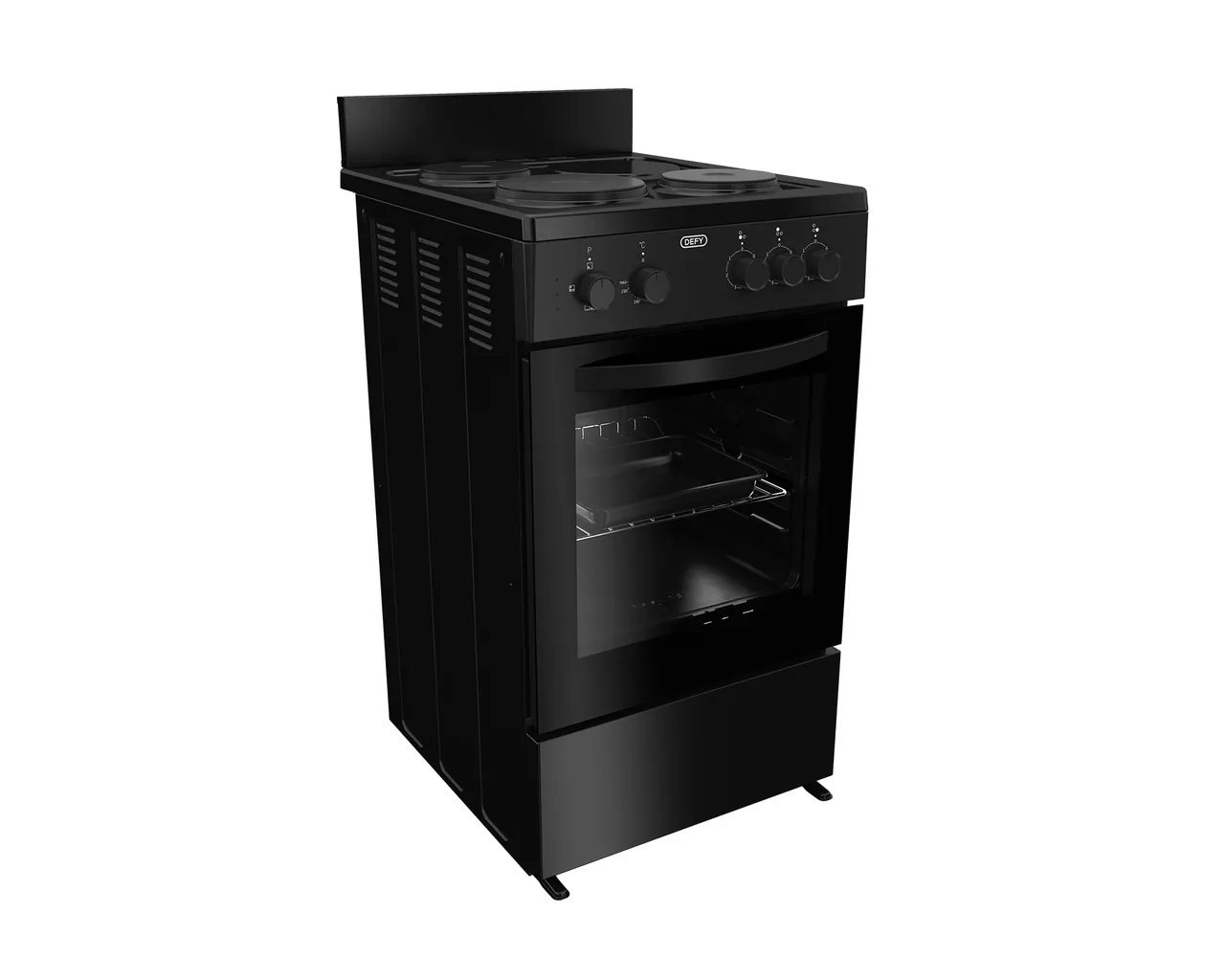 Defy DSS553 compact electric stove, 50 cm, 3 plates