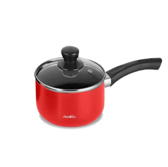Decakila non-stick saucepan 18 cm with glass lid