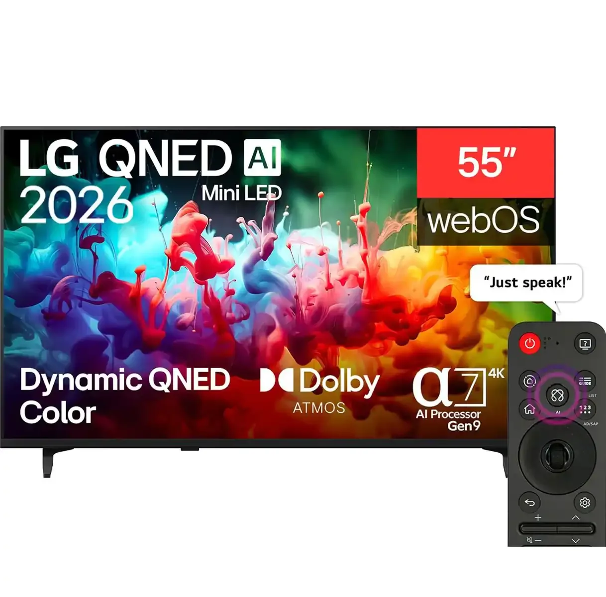LG 55-inch QNED Mini LED 4K AI smart TV 2026 (55QNED70B6T)