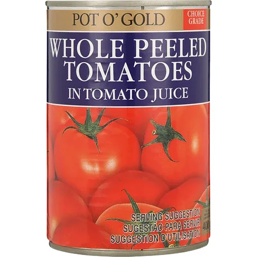 Pot o’ Gold Italian whole peeled tomatoes 800 g