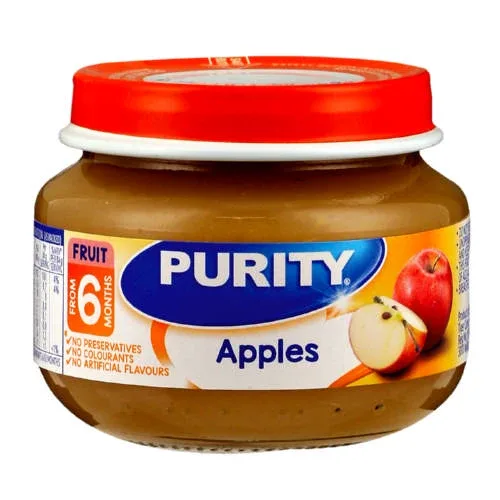 Purity baby food, apples