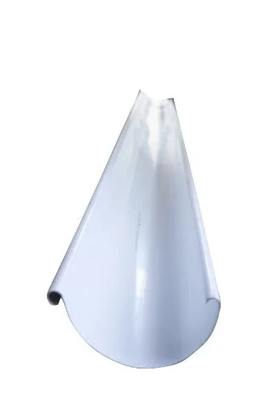 PVC rain gutter, 125 mm, 6 m length
