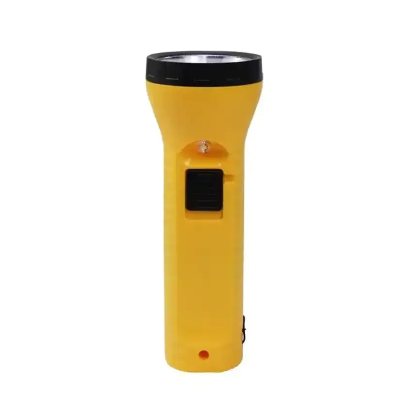 Thunderbolt LED solar rechargeable torch with reading light