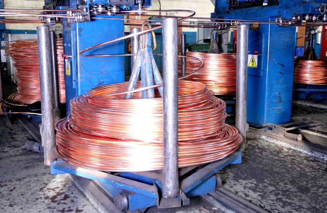 Copper rod 7.9 mm, 99.99% Cu