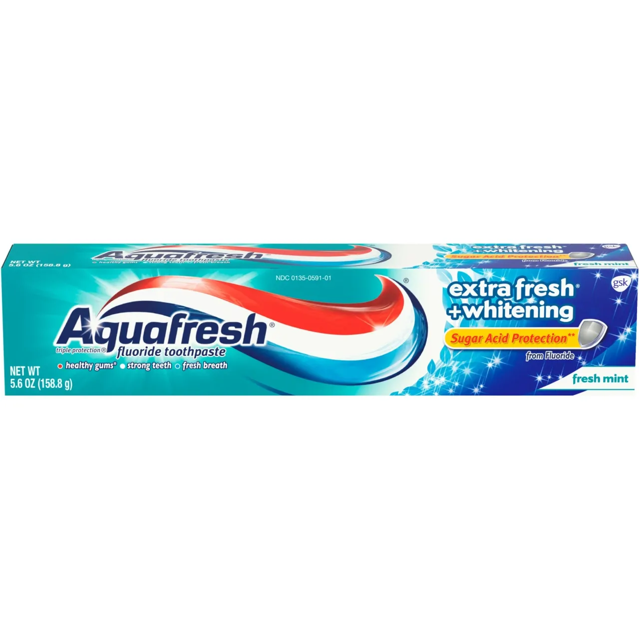 Aquafresh extra fresh and whitening toothpaste