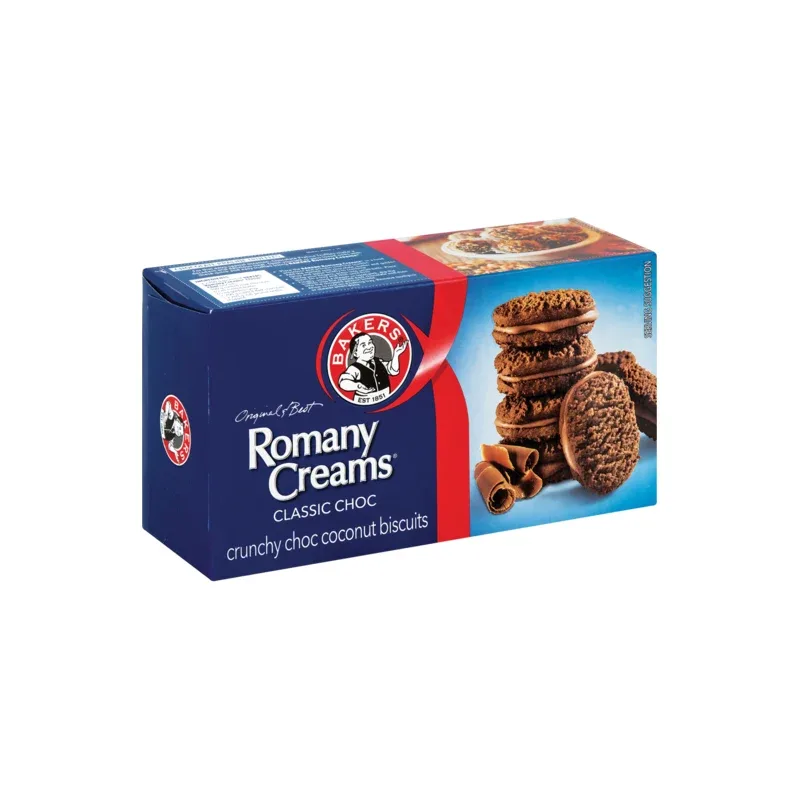 Bakers Romany Creams classic choc, 200 g