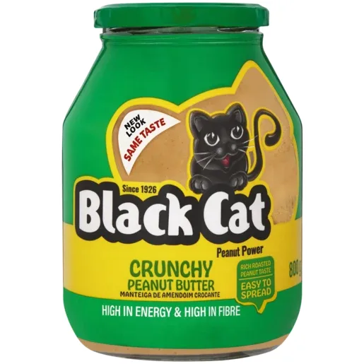 Black Cat crunchy peanut butter, 400 g