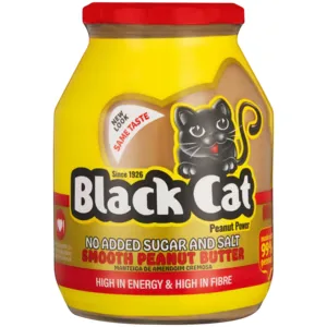 Black Cat smooth peanut butter no added sugar and salt, 800 g