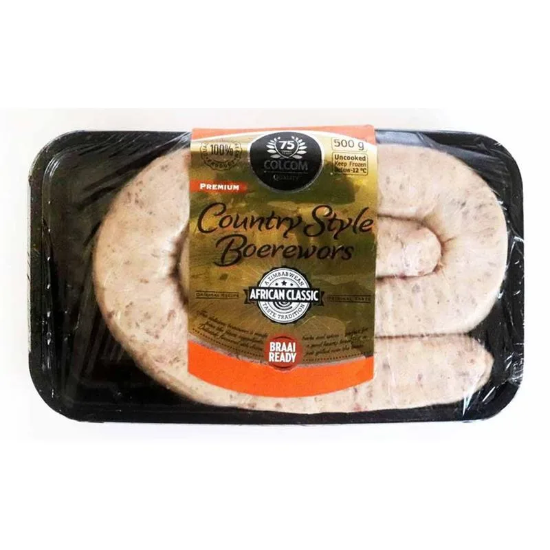 Colcom country style boerewors, 500 g