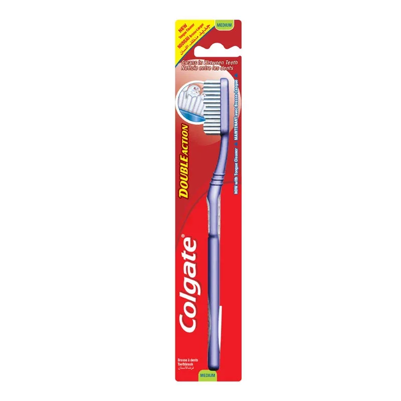 Colgate double action toothbrush, medium