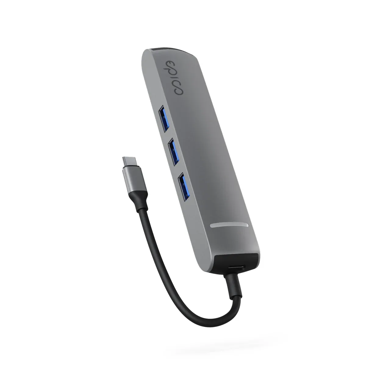 Epico 6-in-1 slim USB-C hub with 8K HDMI