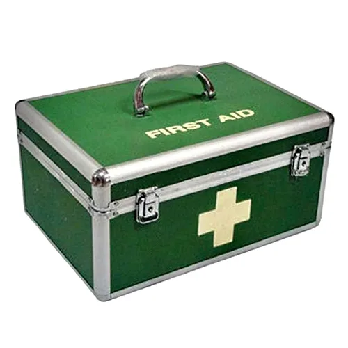 First aid box, medium (aluminium case)