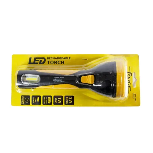 Forge 3 W + 1 W rechargeable LED torch