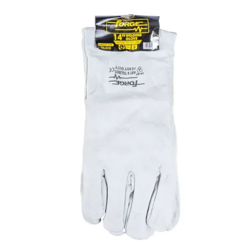 Forge full leather work gloves, 35 cm
