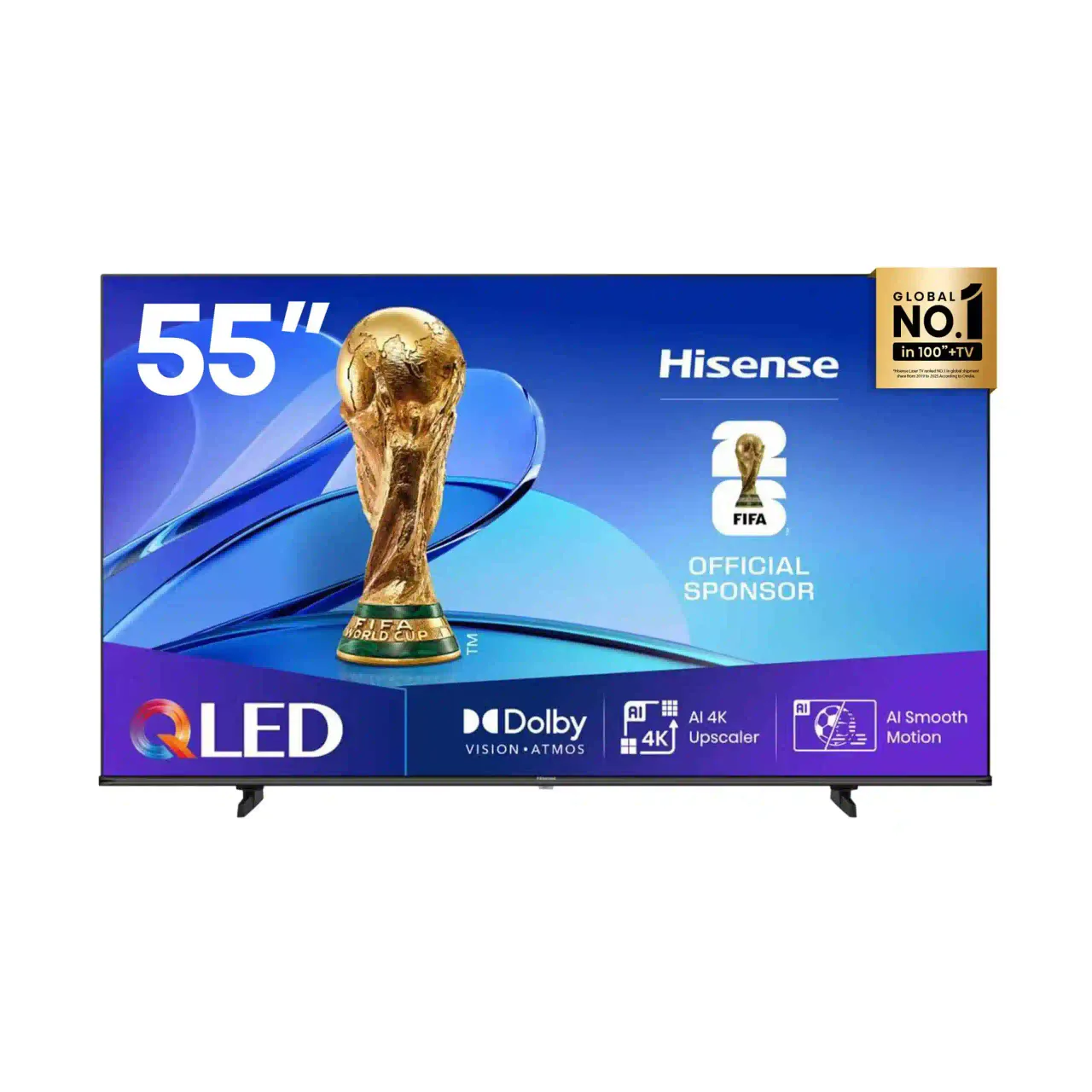 Hisense 55-inch 4K QLED smart TV 55Q6Q