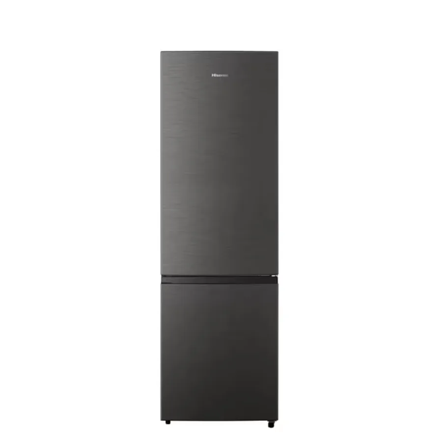 Hisense 264 L bottom freezer fridge H370BIT, titanium inox