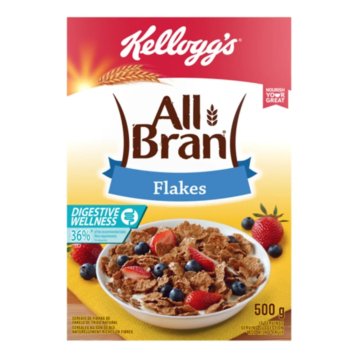 Kellogg’s All-Bran Flakes, 500 g
