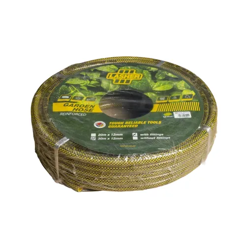 Lasher reinforced garden hosepipe 12 mm x 30 m