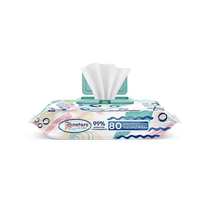 Little Masters baby wet wipes, 80 wipes