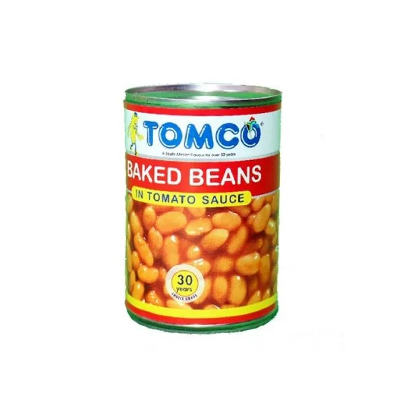 Tomco baked beans in tomato sauce, 410 g