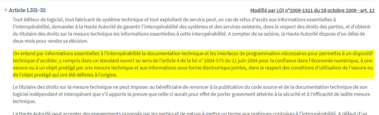 Figure 9. Article L331-32 du code de la propriété intellectuelle. Source : legifrance
