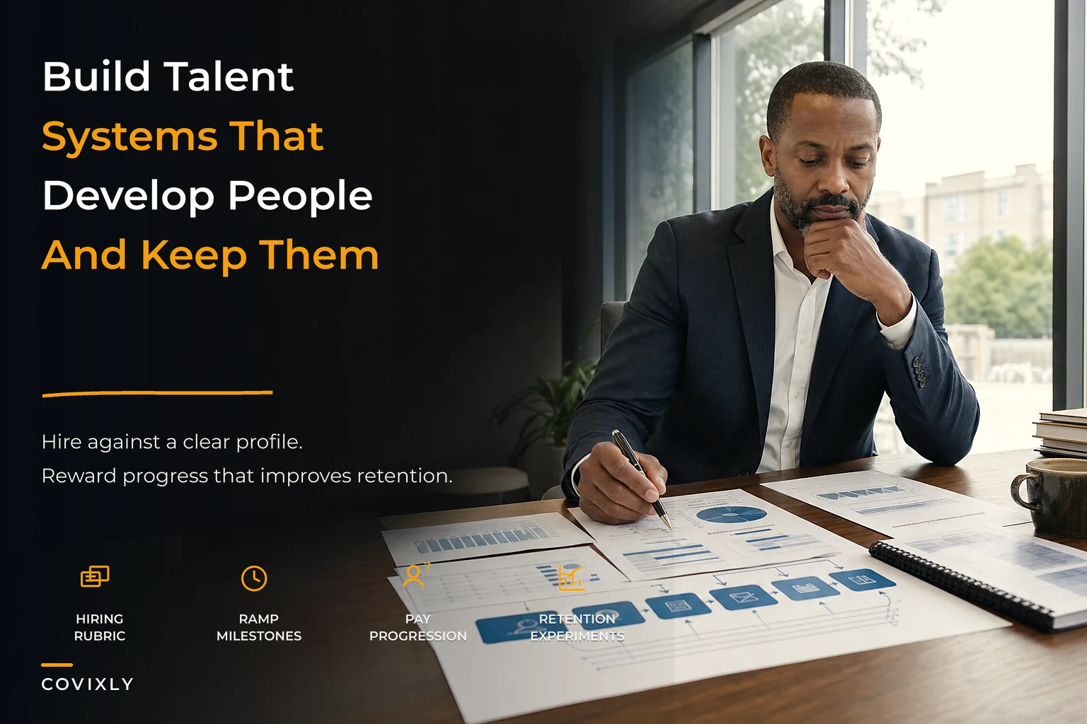 A leader's playbook for talent strategy: hiring rubrics, ramp milestones and retention experiments