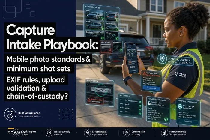 Field-agent mobile intake playbook for inspections and evidence capture