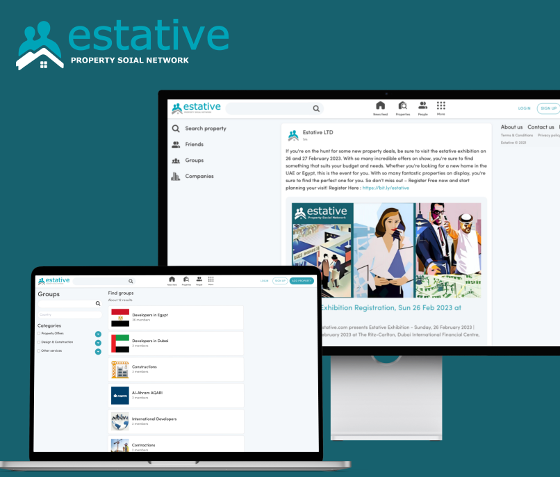 Real estate marketplace & social network