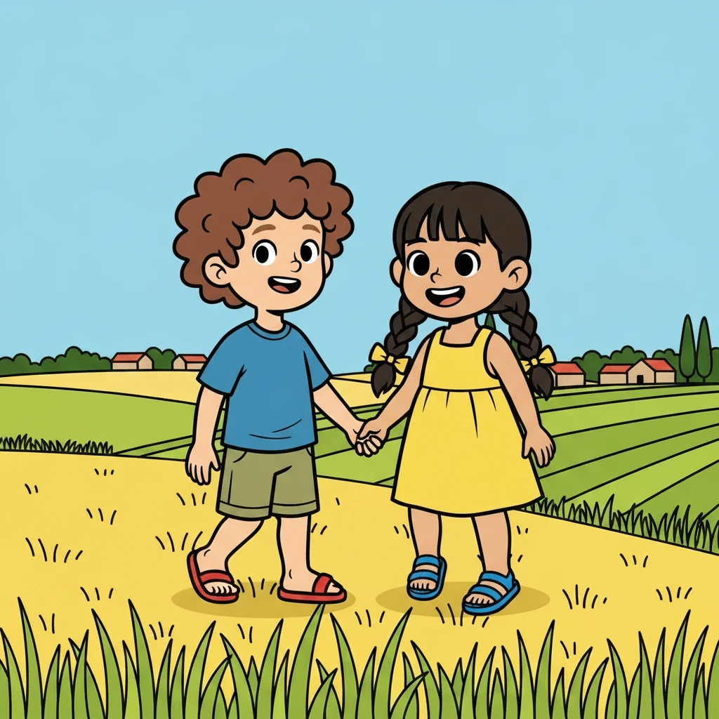 הטרקטור בשדות — איור לעמוד 1