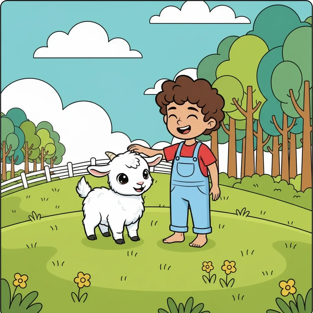 הגדי שהלך לאיבוד — איור לעמוד 1