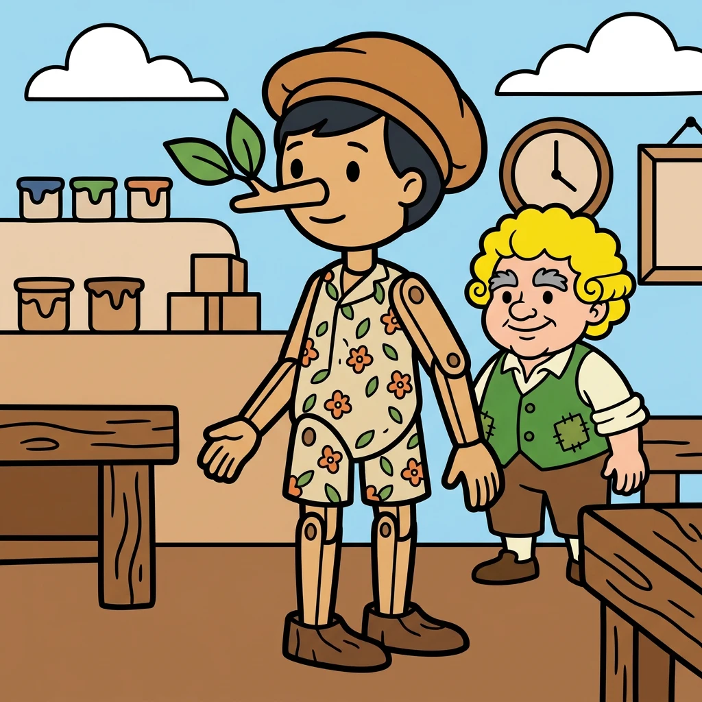 כריכת הספר מסעו האמיץ של פינוקיו