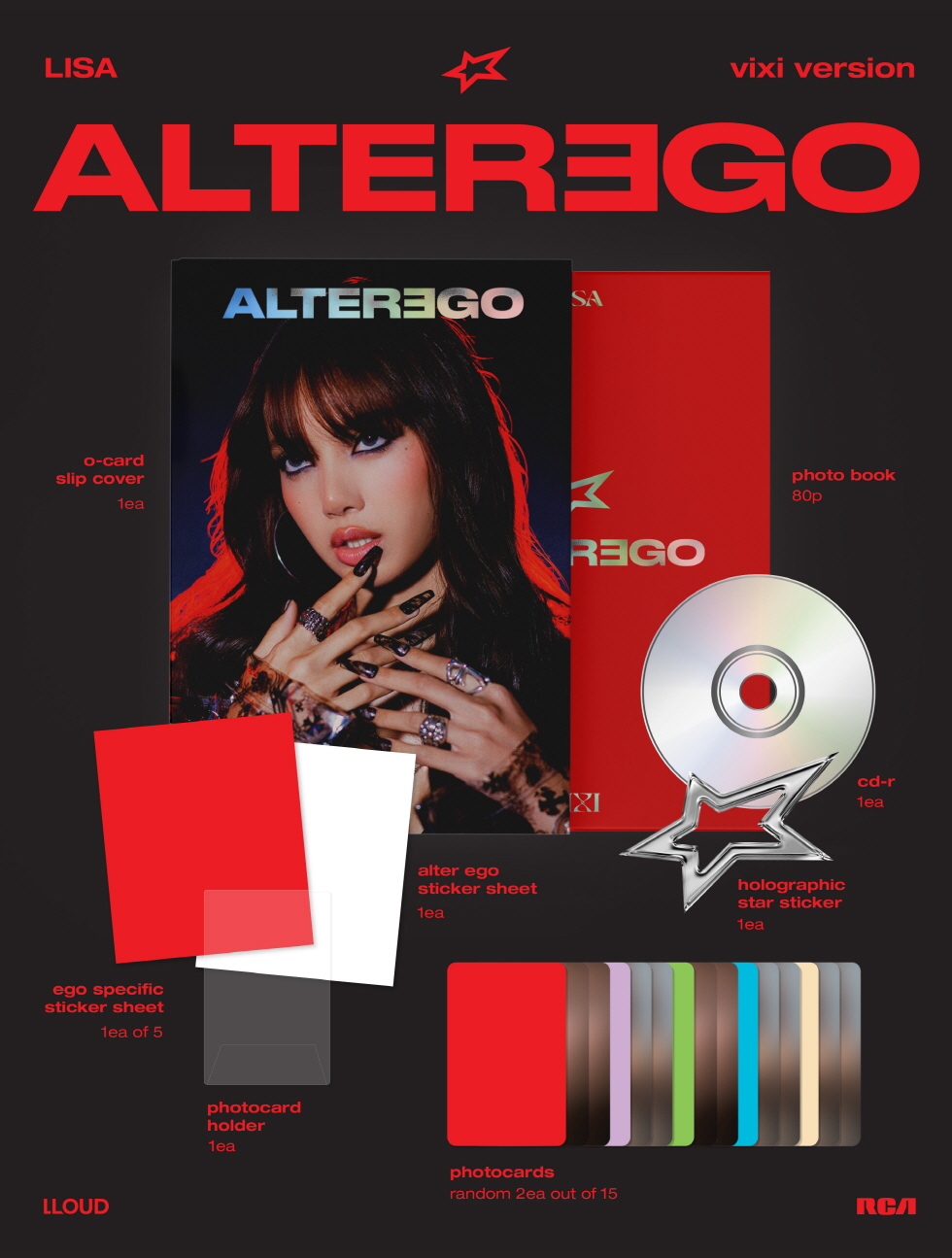 LISA Alter Ego photobook vixi ver